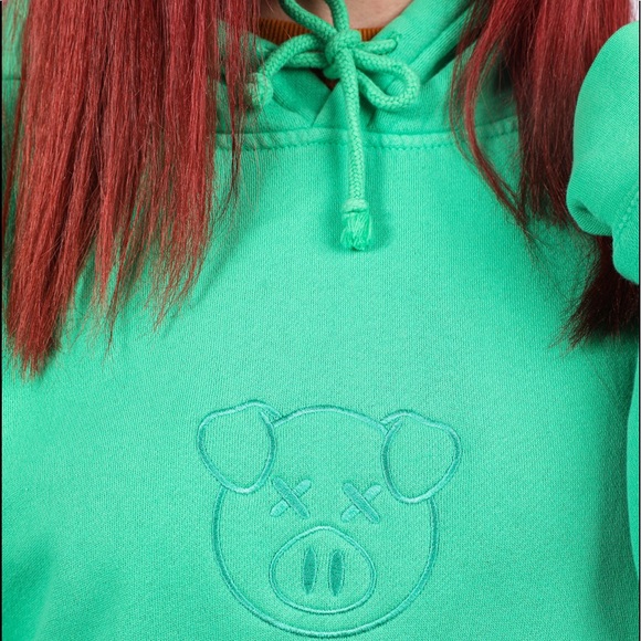 Embroidered Logo Hoodie EmeraldShane Dawson NEW - Picture 3 of 6